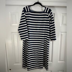 Blue and white stripped L.L. Bean dress